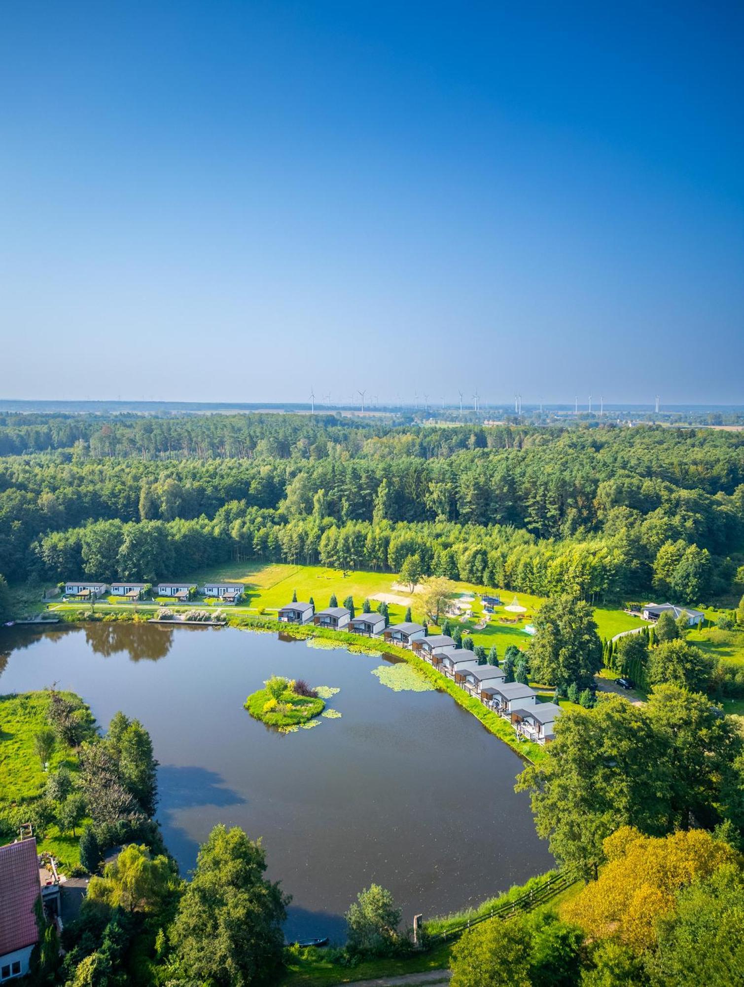 Domki Drewniane Na Splawiu Nad Morzem Дарлово Экстерьер фото