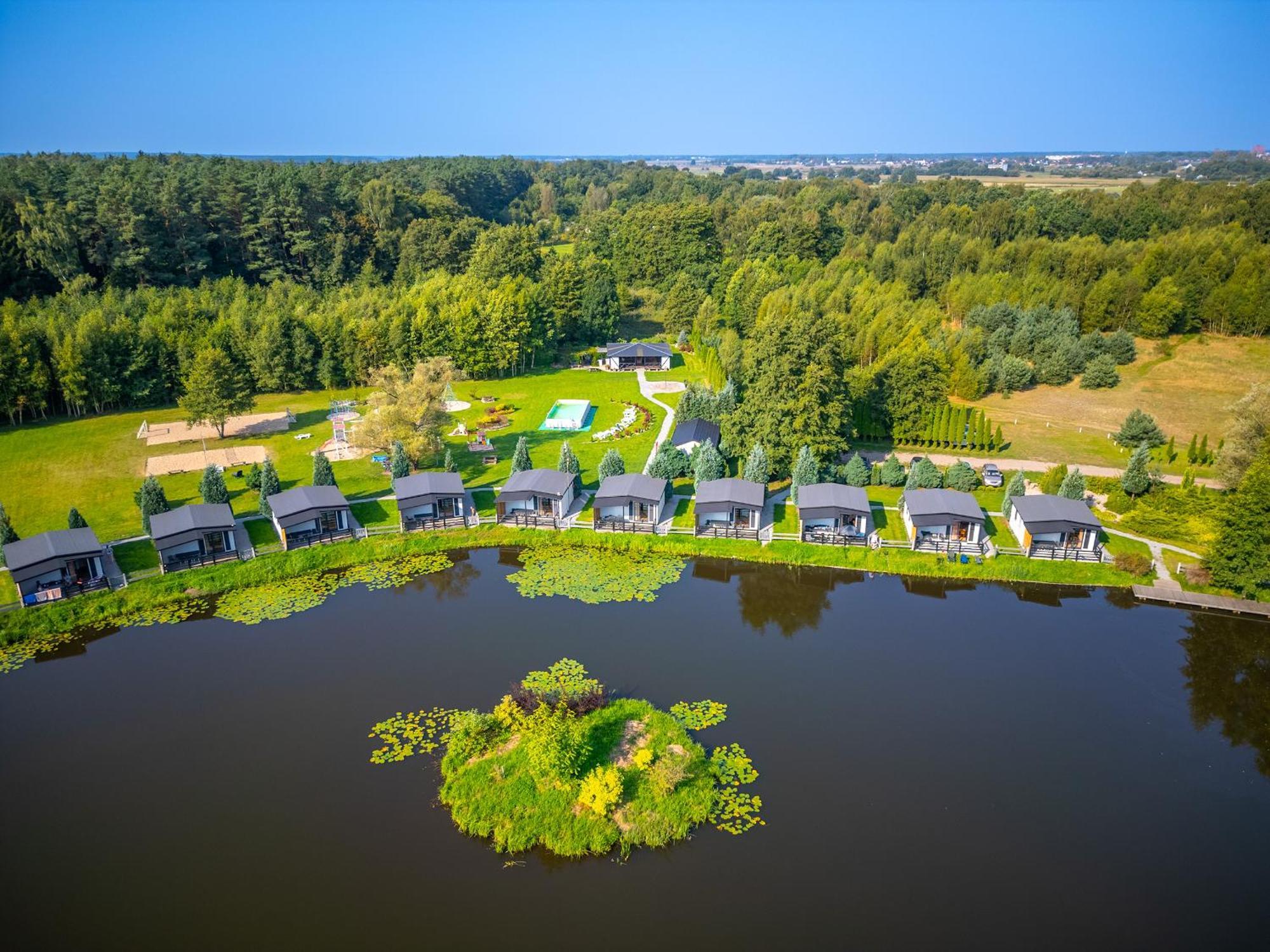 Domki Drewniane Na Splawiu Nad Morzem Дарлово Экстерьер фото