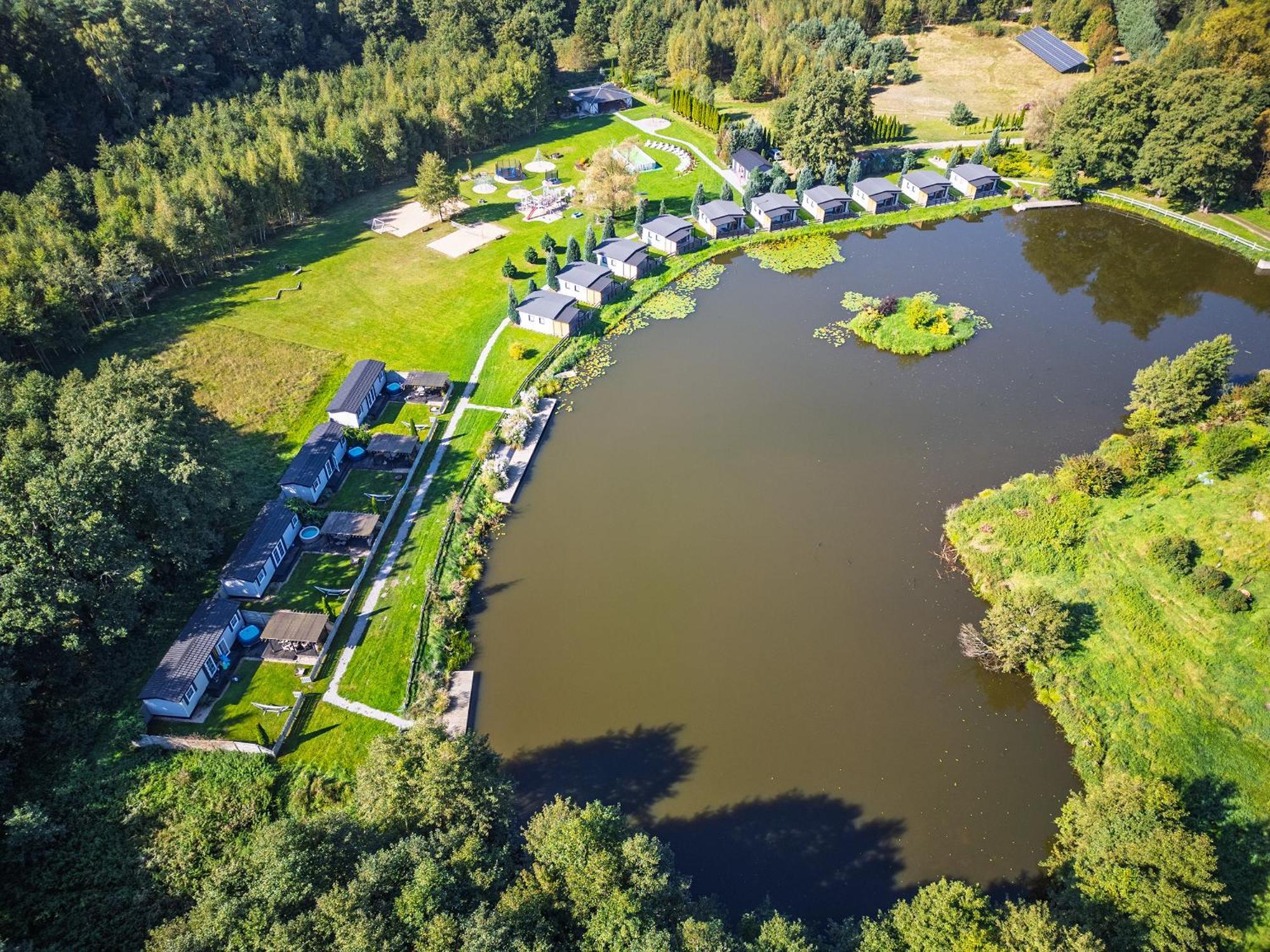 Domki Drewniane Na Splawiu Nad Morzem Дарлово Экстерьер фото