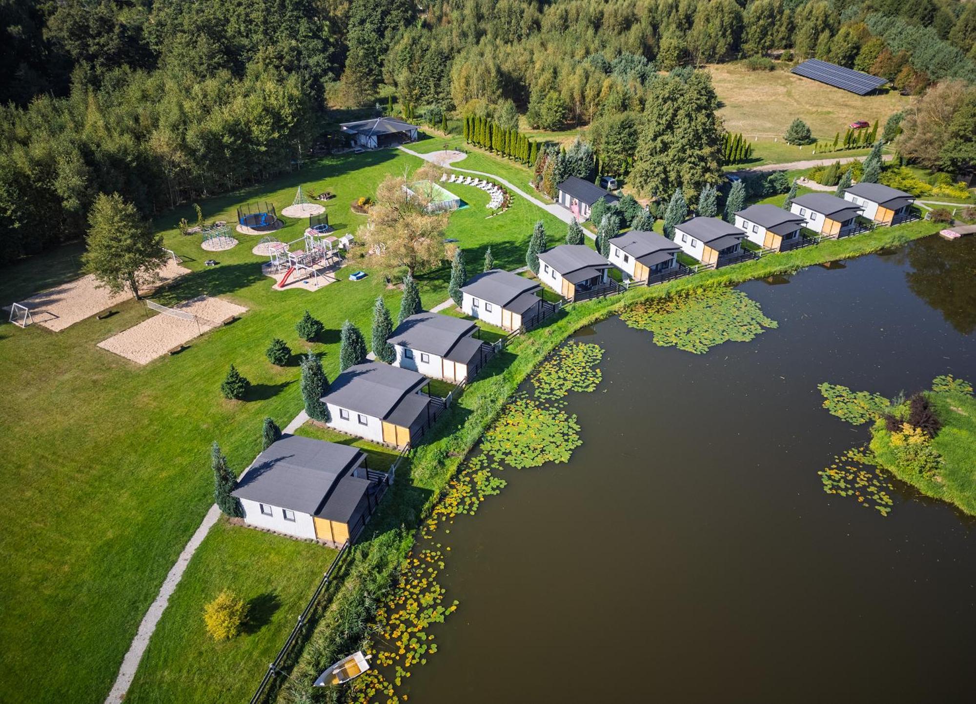 Domki Drewniane Na Splawiu Nad Morzem Дарлово Экстерьер фото